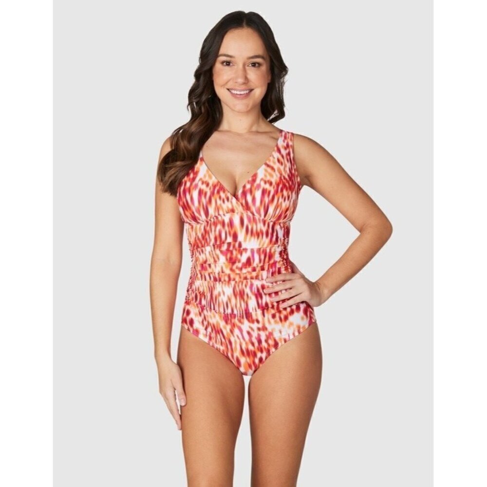 NWT Women's - Niptuck Tribal Skin Rita One Piece Swimsuit, Size 6